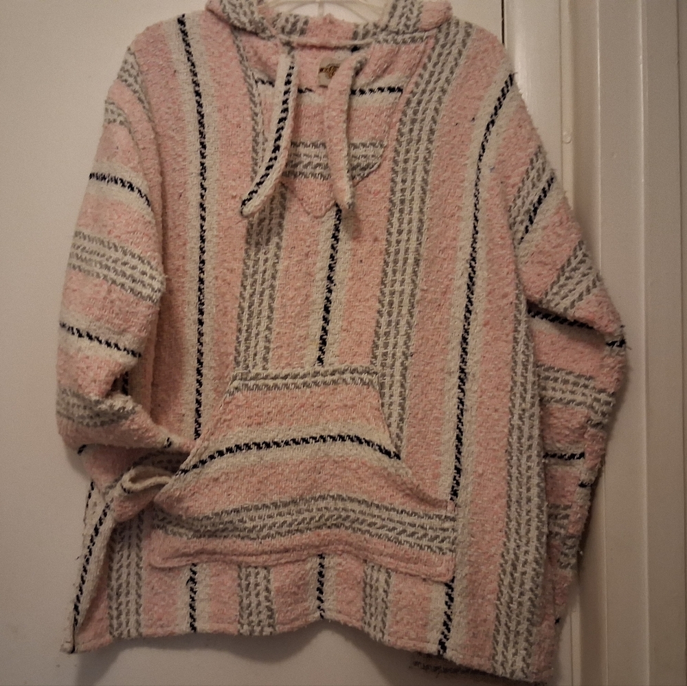 Awesome BAHA EARTH RAGZ Woven Pullover SzL